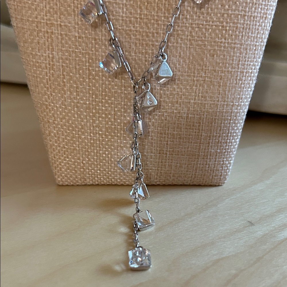 Swarovski Crystal Drop Necklace - Picture 3 of 11